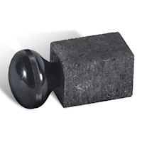 Carbon block with knob